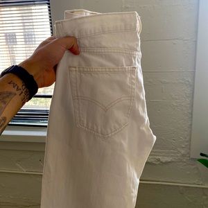 White 514 Levi Jeans
